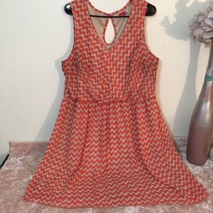 Ruby Rod Double layers Chiffon Tank dress